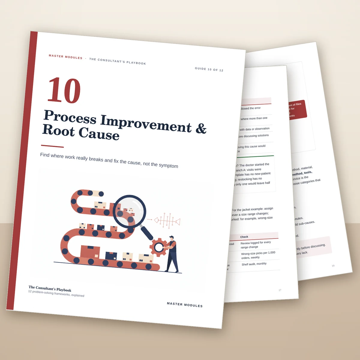 Guide 10, Process Improvement & Root Cause, from The Consultant's Playbook